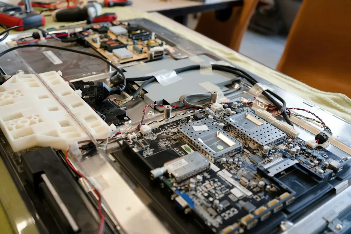 Sarıyer TV tamircisi – Elektronik devre kartı yakın çekim